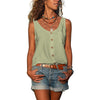 Mira – Button detail sleeveless tank top for women