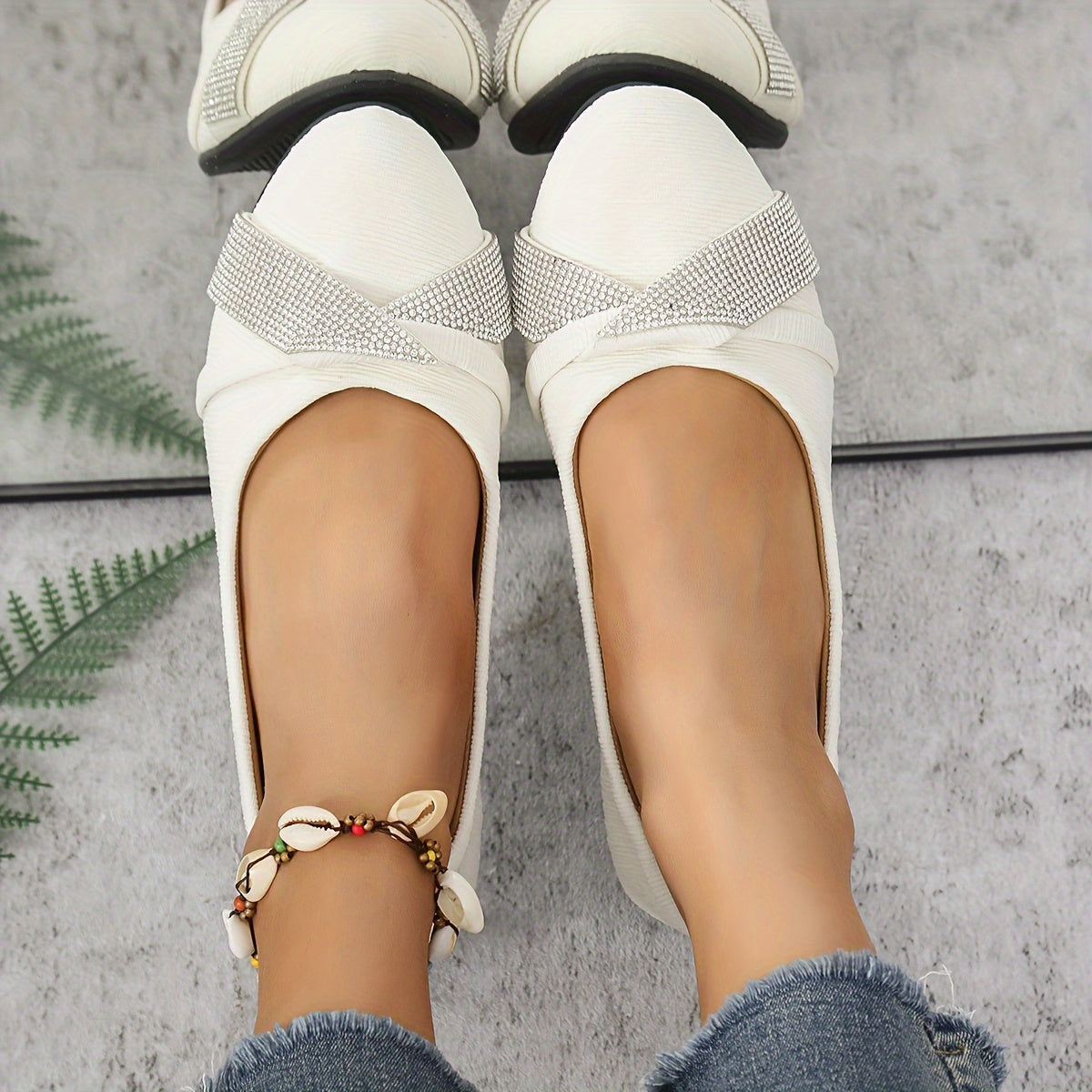 ShinyBloom™ – Elegant Mary Jane Women's Ballerina Flats