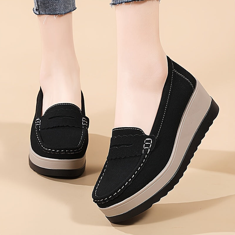 StrideLux™ – Comfortable Platform Loafer for Women