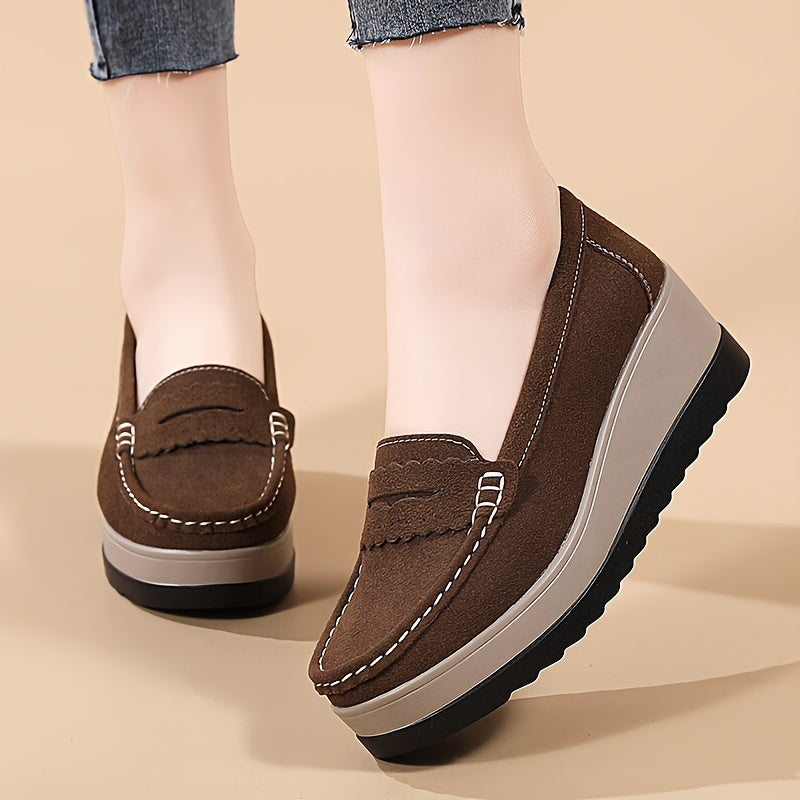 StrideLux™ – Comfortable Platform Loafer for Women