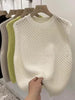 Sofia – Ärmelloser Strickpullover für Damen