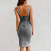 Marianne - Sleeveless Denim Dress with U-Neck for Women