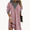 Gwen | Elegant Knit Comfort Women's Shirt Dress