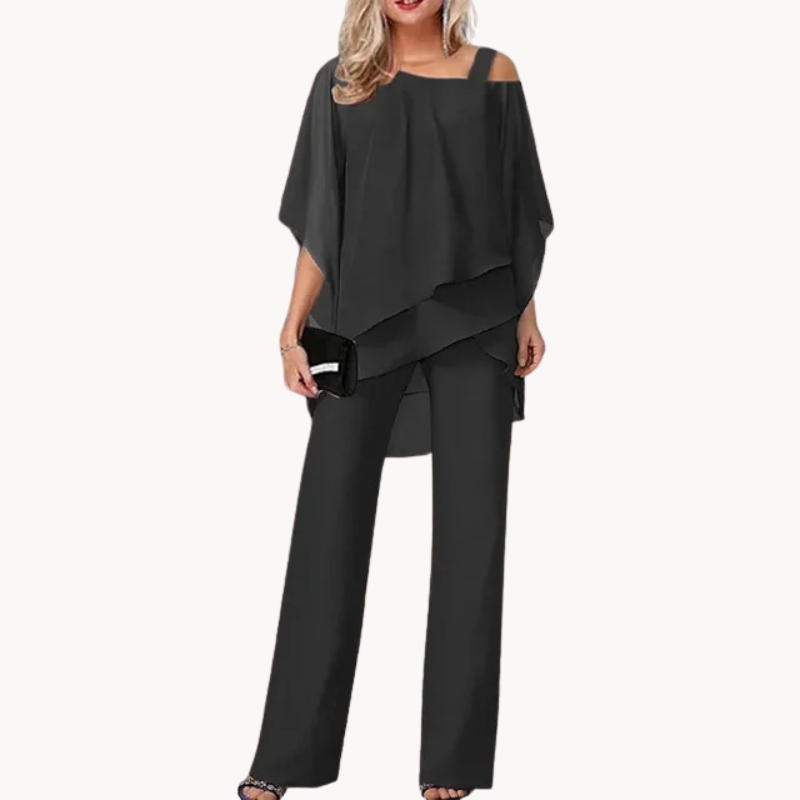 Wilma | Elegant Off-Shoulder Design Two-Piece Set for Women
