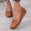 Velurette™ – Elegant Women's Loafers with Bow Design