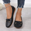 Velurette™ – Elegant Women's Loafers with Bow Design