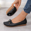 Velurette™ – Elegant Women's Loafers with Bow Design