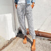 Kleo - Comfortable Women's Casual Pants with Leopard Pattern