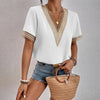 Women's V-Neck T-Shirt – Regular Fit and Versatile Style