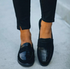 Schicke formelle Damenschuhe schwarz
