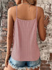 Alida – Cami-Top mit Ösen und Spitze für Damen