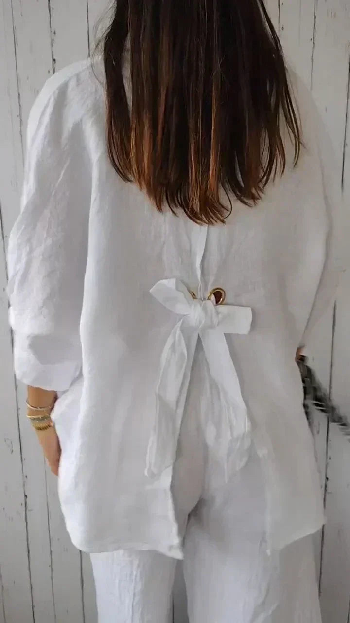Madison - Timeless Elegant Blouse with Button Front