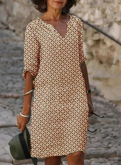 Hélène | Chic Lightweight River Women's Midi Dress