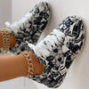 Hazel | Stylish Graffiti Print Women's Sneakers