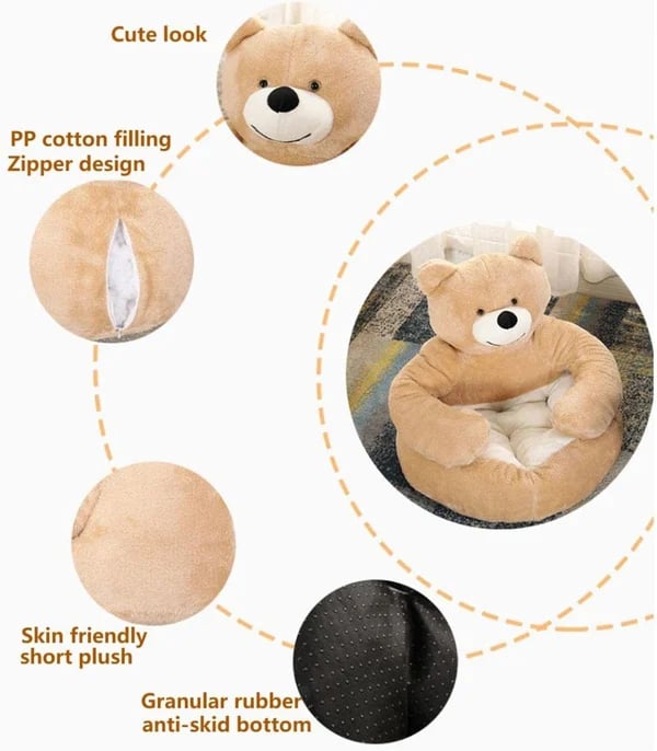 CozyCub™ Teddy Bear Pets Bed