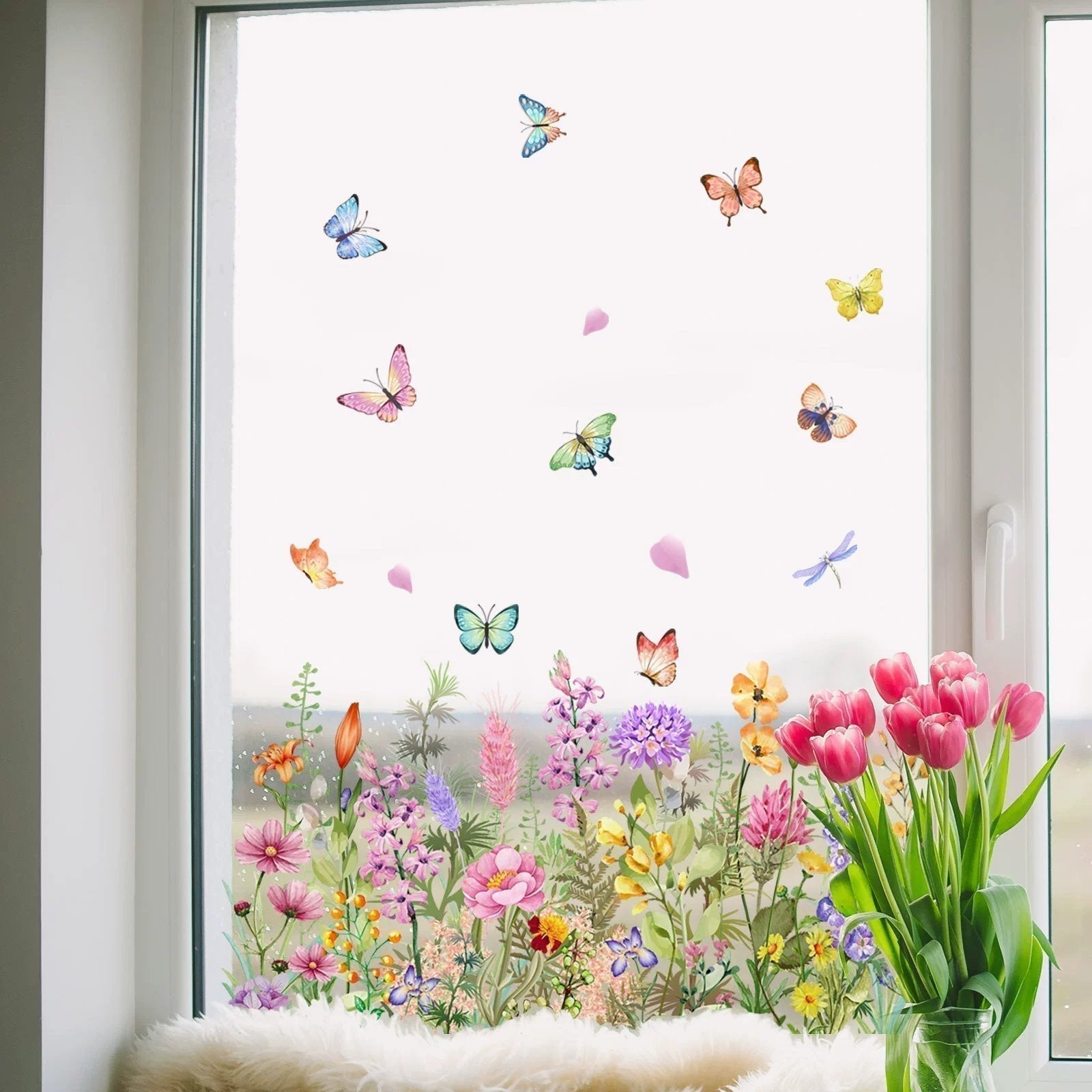 1+1 Free | FloraDeco™ Reusable Window Stickers