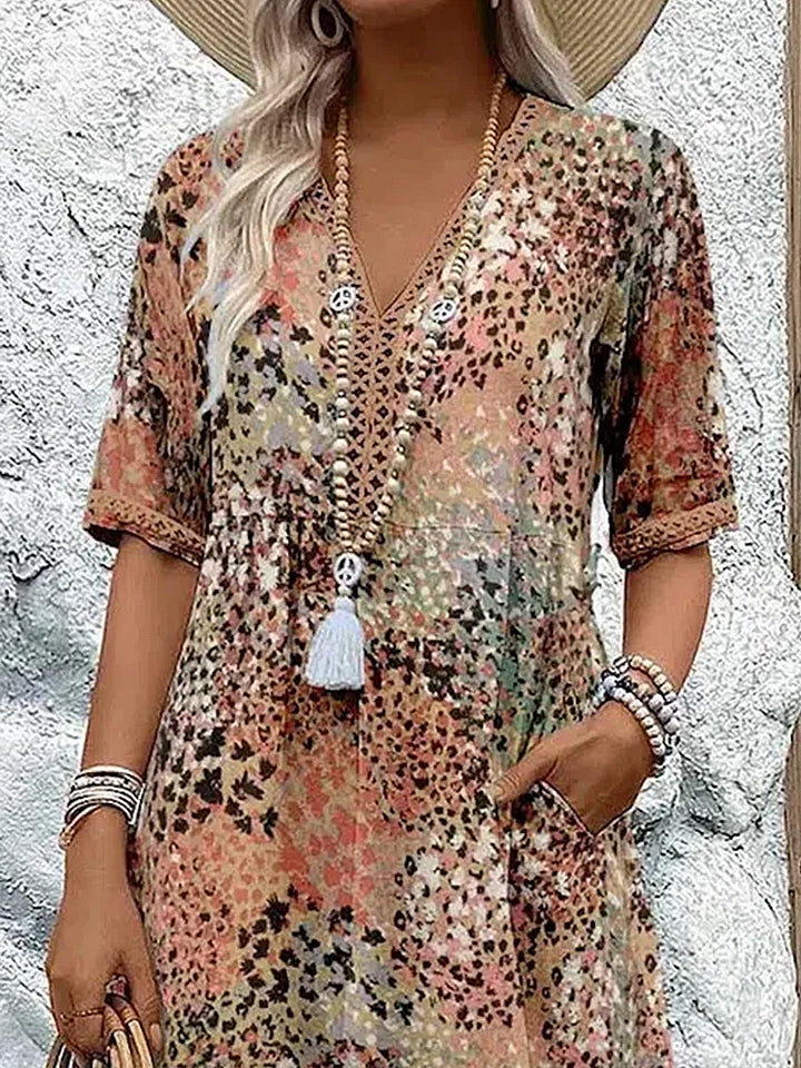 Gabriella™ Printed Midi Dress