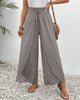 High-Waisted Summer Pants for Women | Geometric Print
