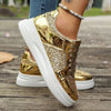 GlamStep™ – Elegant Women's Sneakers with Sparkling Sequins