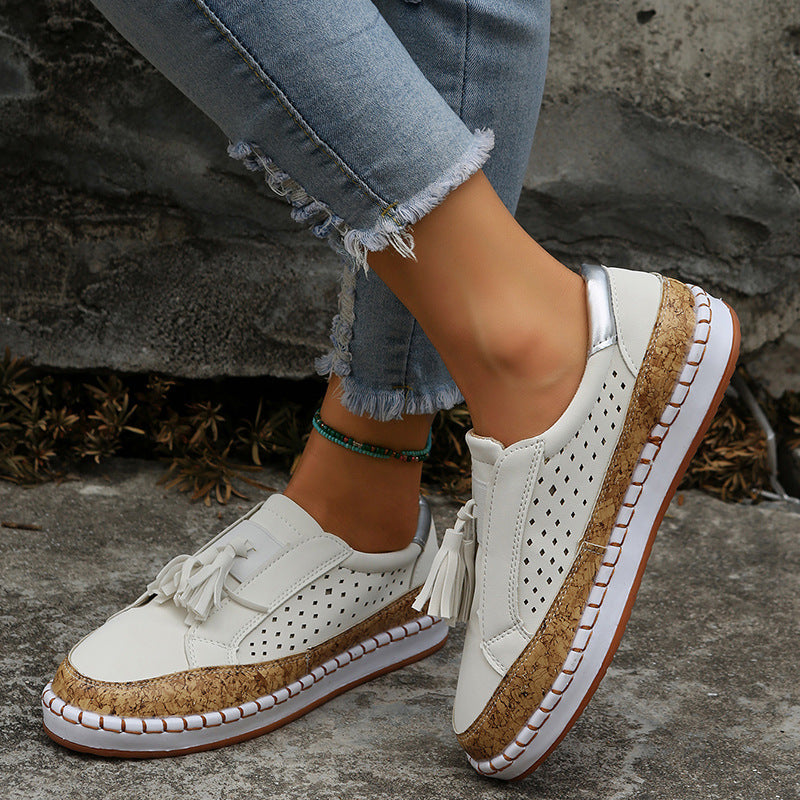 Tasselina™ – Stylish Women's Loafers with Decorative Tassels