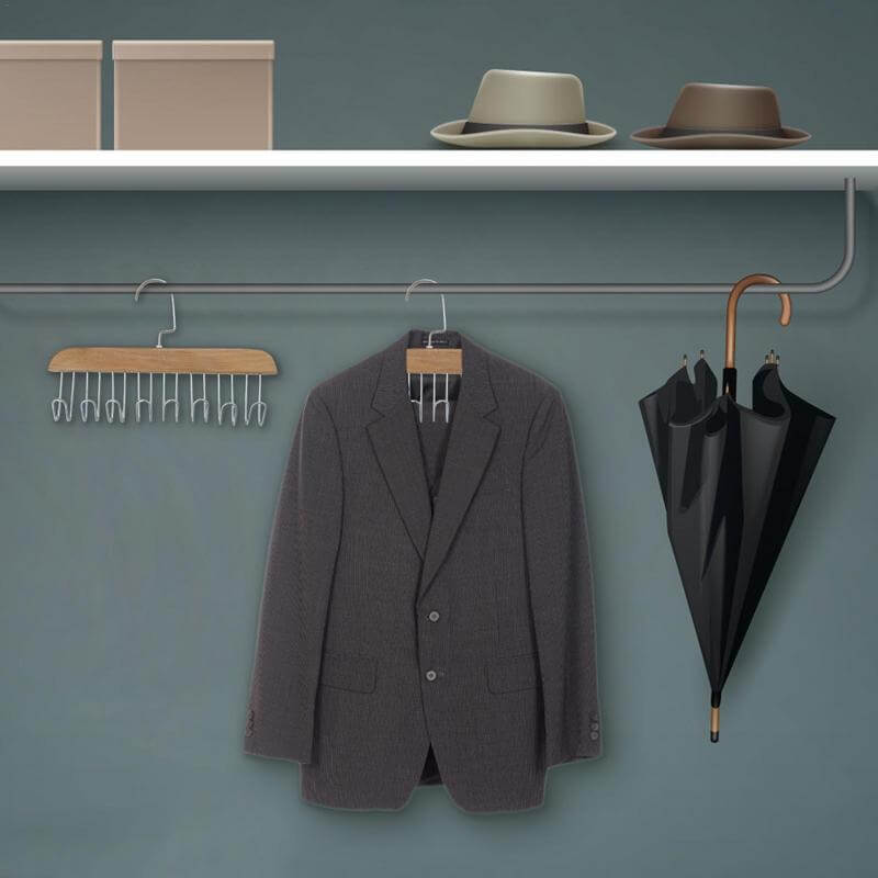 2+2 Free | MultiHook™ Multi-Function Coat Rack