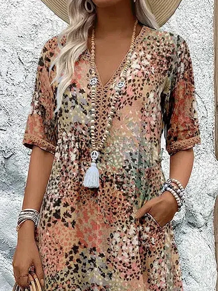 Skye - Summer Dress with V-Neck