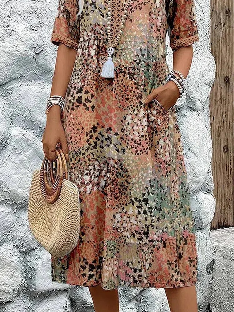 Skye - Summer Dress with V-Neck