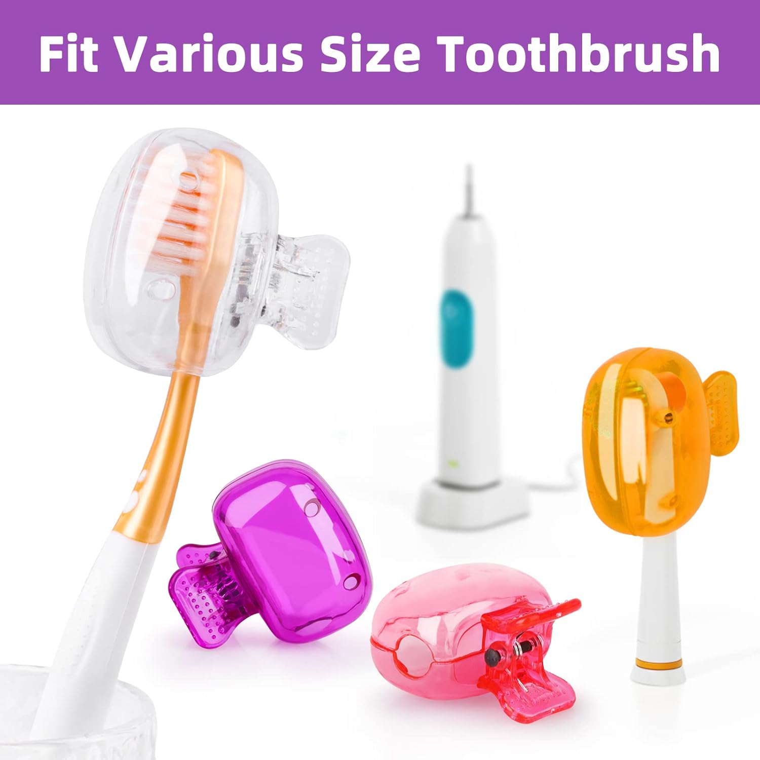SnapClean™ Germ‑Free Toothbrush Guard