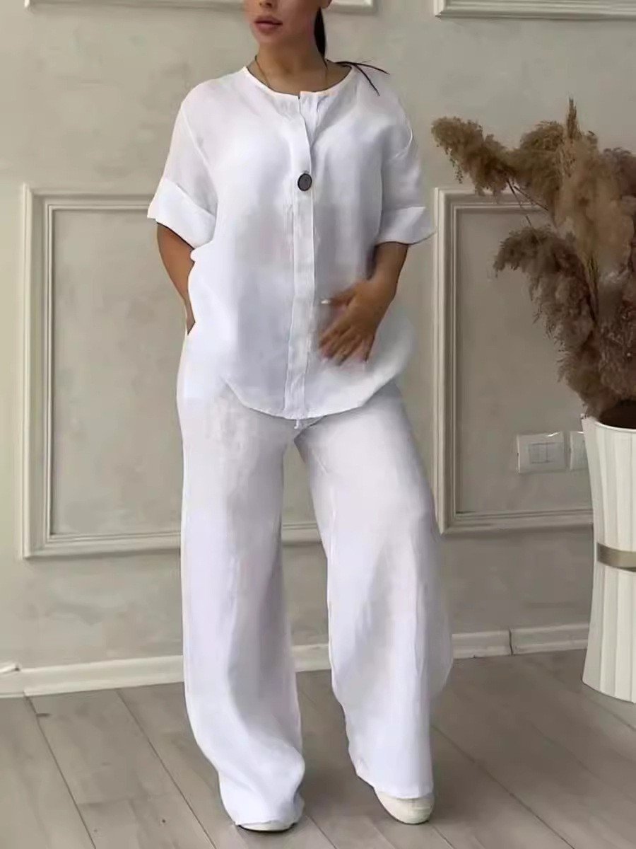 Alexa™ Linen two-piece set