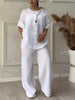 Alexa™ Linen two-piece set