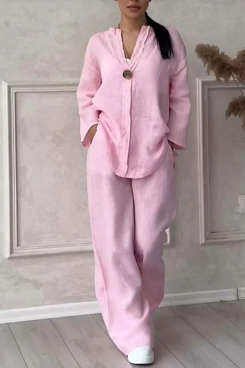 Alexa™ Linen two-piece set