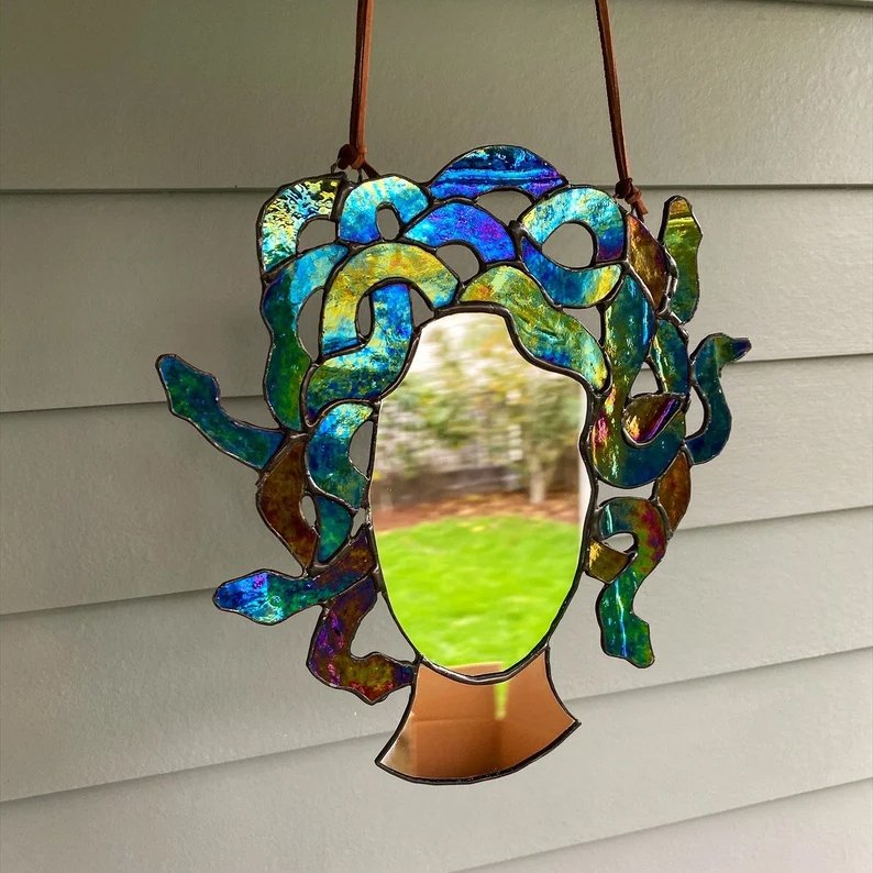 MythicMirror™ Medusa Mosaic Mirror