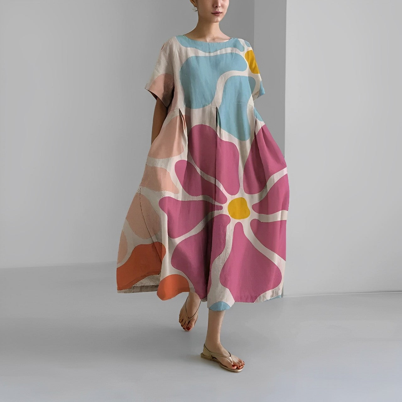 Amelia | Bohemian Flower Dress for Women