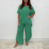 Women’s Casual Pants & Top Set | Two-Piece