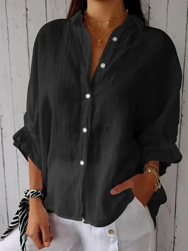Madison - Timeless Elegant Blouse with Button Front