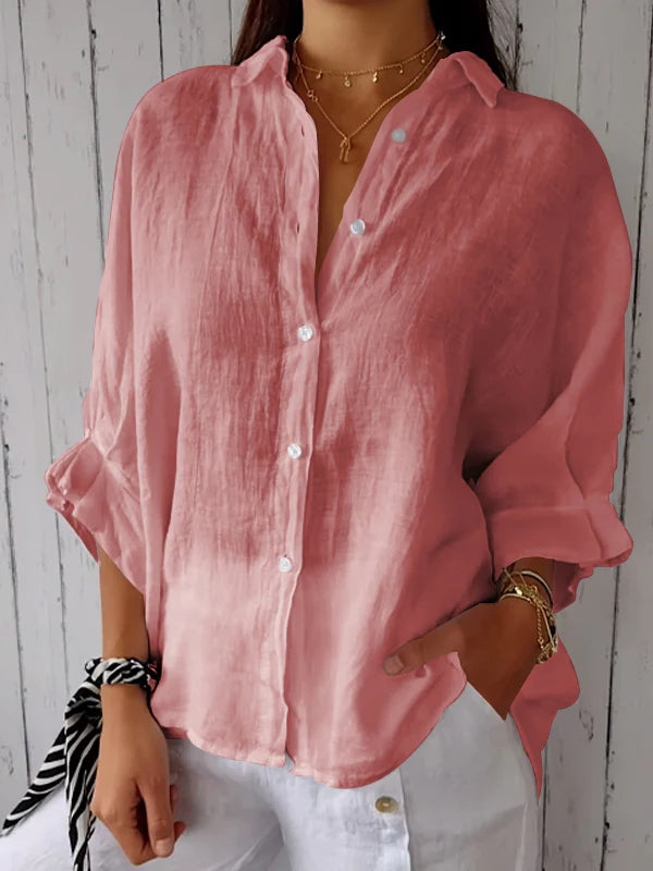Madison - Timeless Elegant Blouse with Button Front