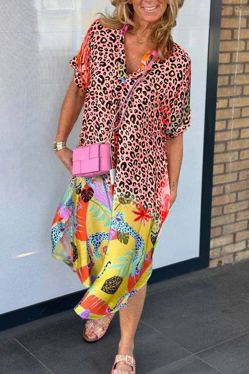 Kaitlyn™ Summer Leopard Dress