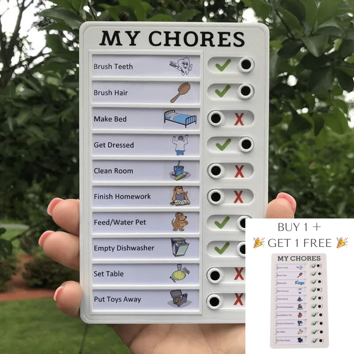 1+1 Free | KiddoList™ Interactive Chore Motivation