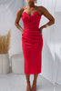 Grazia™ – Women's Strapless Cocktail Dress with Seductive Back Slit