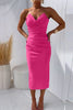 Grazia™ – Women's Strapless Cocktail Dress with Seductive Back Slit