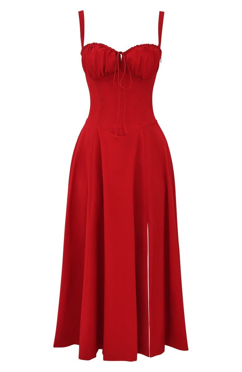 Arabella Tailliertes Damenkleid mit Schnürung und Herzausschnitt