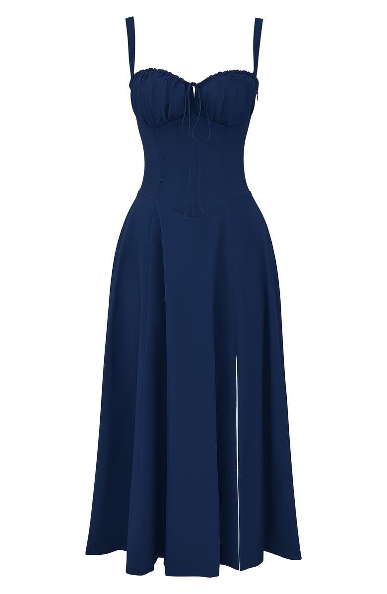 Arabella Tailliertes Damenkleid mit Schnürung und Herzausschnitt