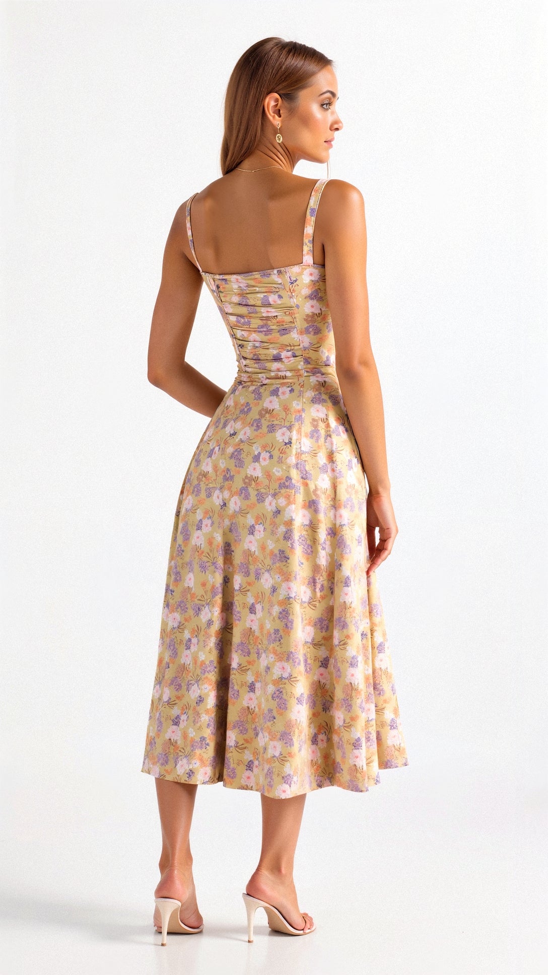 Arabella Tailliertes Damenkleid mit Schnürung und Herzausschnitt