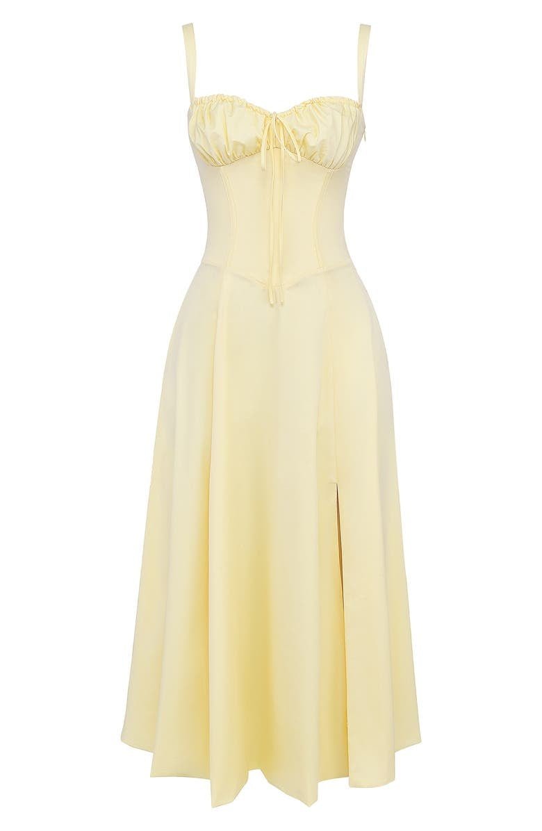 Arabella Tailliertes Damenkleid mit Schnürung und Herzausschnitt