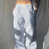 Damen-Leinenhose mit lockerer Passform – verschiedene Farben