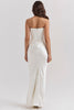 Renata – Off-shoulder Satin Corset Maxi Dress for Women