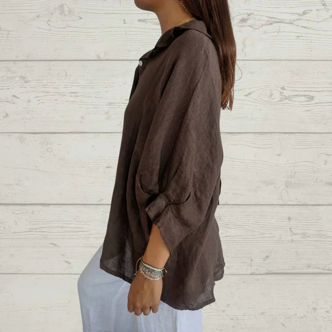 Madison - Timeless Elegant Blouse with Button Front