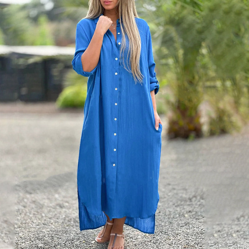 Victoria™ Breathable Loose Polo Dress
