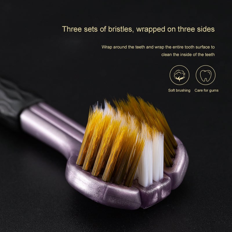 TriBrush™ Triple-Action Brushing