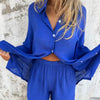 Nadine™ Long Sleeve Shirt & Shorts Set